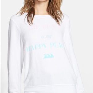 Wildfox Sweaters - Wildfox Sweater “The Beach is My Happy Place” Wildfox Sweaters - Wildfox Sweater “The Beach is My Happy Place”